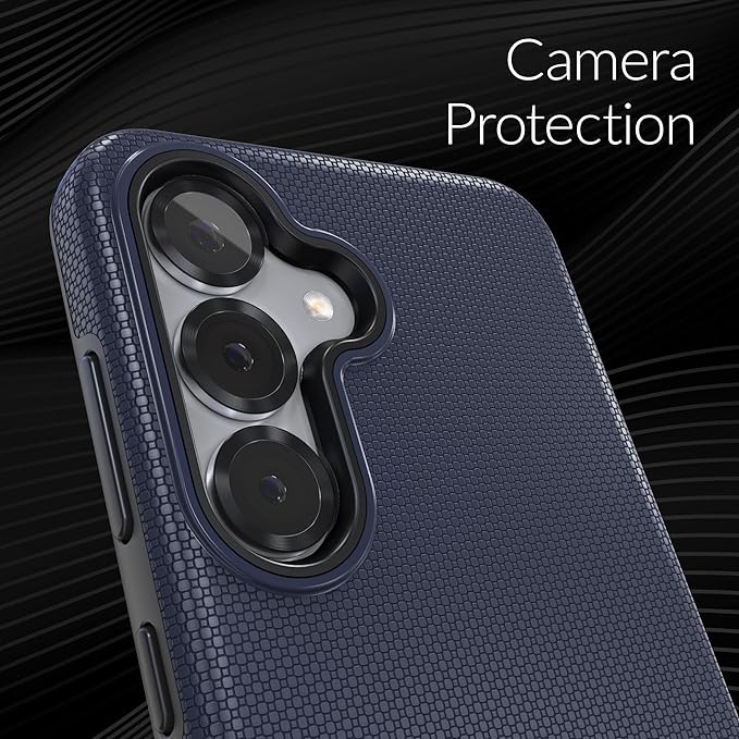Crave Dual Guard Compatible with Samsung Galaxy S25 Case, Shockproof Protection Dual Layer Case for Samsung Galaxy S25 - Navy