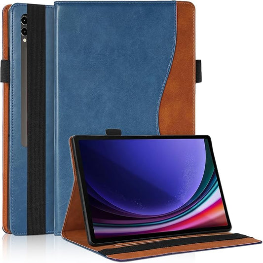 Samsung Galaxy Tab Case - PU Leather Cover with Card Slot and Pen Holder for 12.4 inch Tablets - Business Shell - Turkey