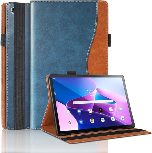 Case for Lenovo Tab M10 Plus (2020 2nd Gen) TB-X606F / TB-X606X 10.3" Multi-Angle Cover Built in Pocket PU Leather Stand Case with Multi-Angle Stand Card Holder for Lenovo M10 Plus 10.3 inch