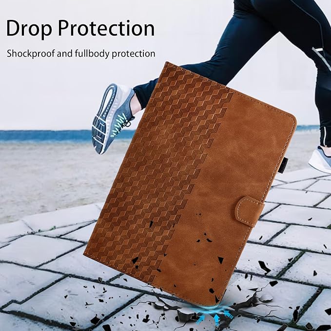 Case for Tab M11 11 Inch Cover (Model:TB330FU) Magnetic PU Leather Folio Adjustable Stand Case Foldable Card Holder Multi-Angle Tab M11,Brown