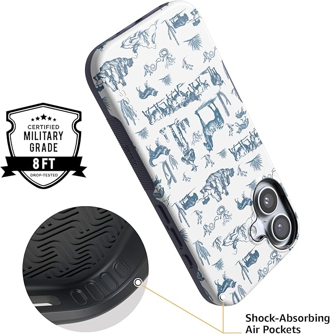 Casely iPhone 17 Case | Wild West Adventure | Desert | Compatible with MagSafe | Bold Protective Design