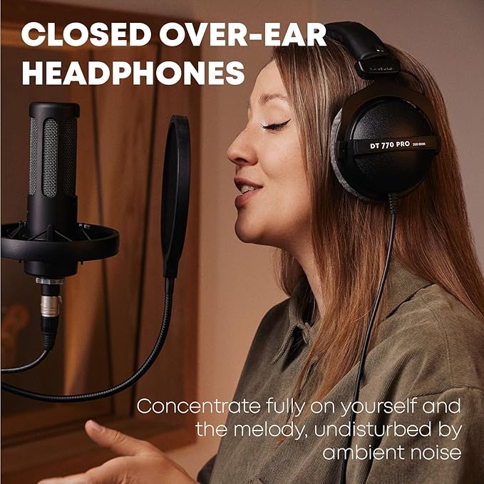 beyerdynamic DT 770 Pro 32 ohm Limited Edition Professional Studio Headphones, Gray