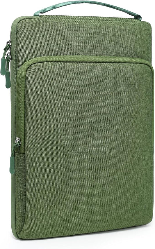 HYZUO 14-15 Inch Laptop Bag Sleeve for MacBook Air 15 M4 M3 M2, MacBook Pro 15, XPS 14/15 Plus, 15" Surface Laptop, Notebook Case for 14" Dell HP Lenovo ThinkPad Asus Acer Huawei, Grass Green