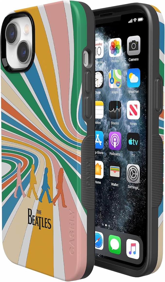 Casely iPhone 14 Case | Beatles | Come Together | Abbey Road | Compatible with MagSafe | Bold Protective Design