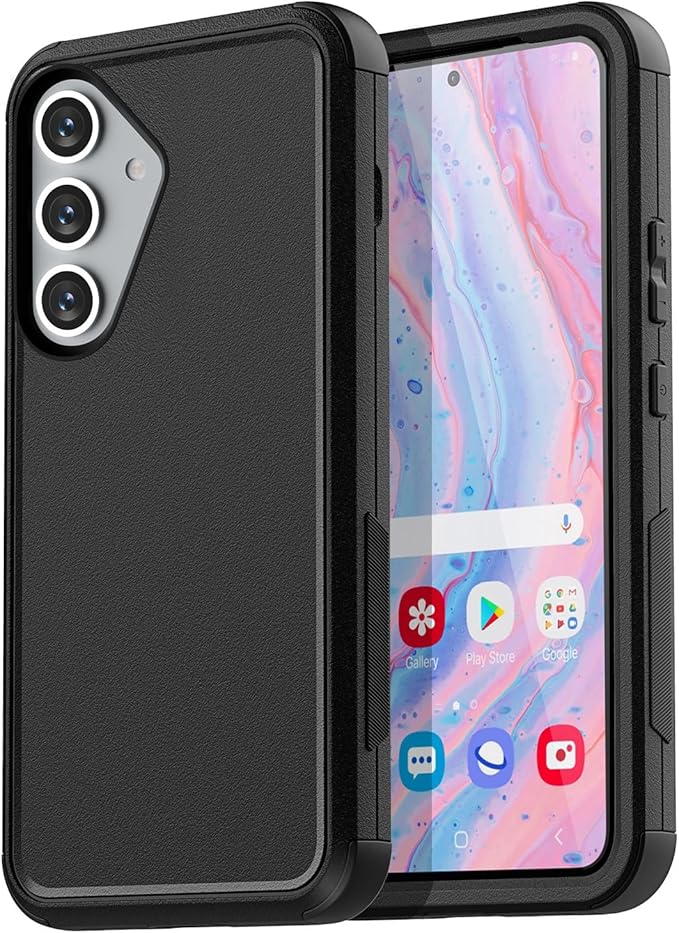 AICase for Samsung Galaxy S25 Plus Case,3-Layer Heavy Duty Pocket-Friendly Rugged Durable Military Grade Protection Shockproof/Drop Proof/Dust Proof Protective Cover for Galaxy S25 Plus 2025_1