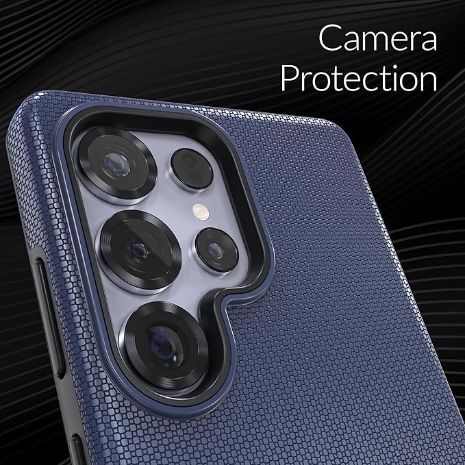 Crave Dual Guard Compatible with Samsung Galaxy S25 Ultra Case, Shockproof Protection Dual Layer Case for Samsung Galaxy S25 Ultra - Navy