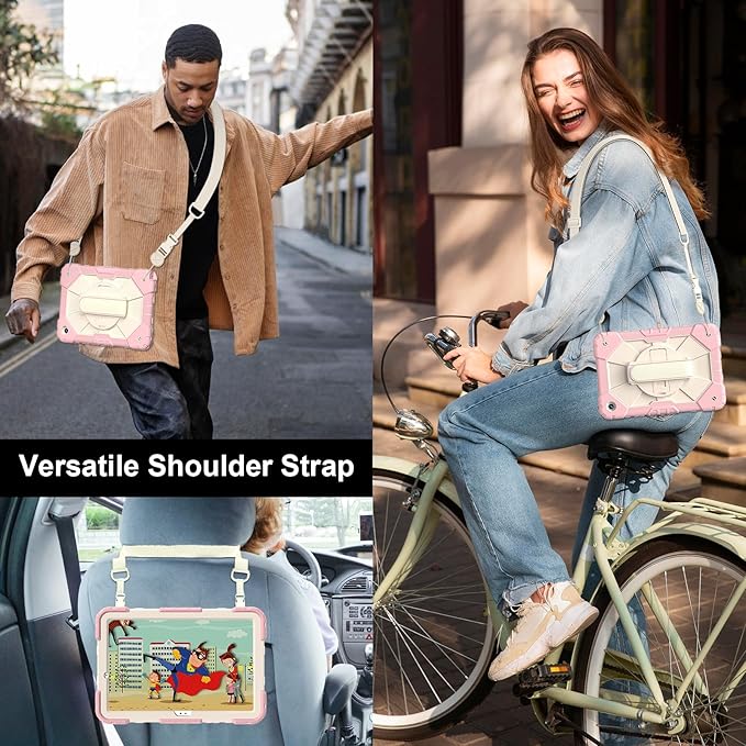 for Samsung Galaxy Tab A9 Plus 11 Inch 2023 (SM-X210/X216/X218), Heavy Duty Hard PC Soft Silicone Shockproof Rugged High Impact Protective Kickstand Case for Samsung A9 Plus Tablet 11 Inch 2023