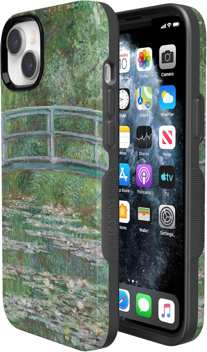 Casely iPhone 14 Case | Monet’s Bridge | The Met Museum Phone | Compatible with MagSafe | Bold Protective Design