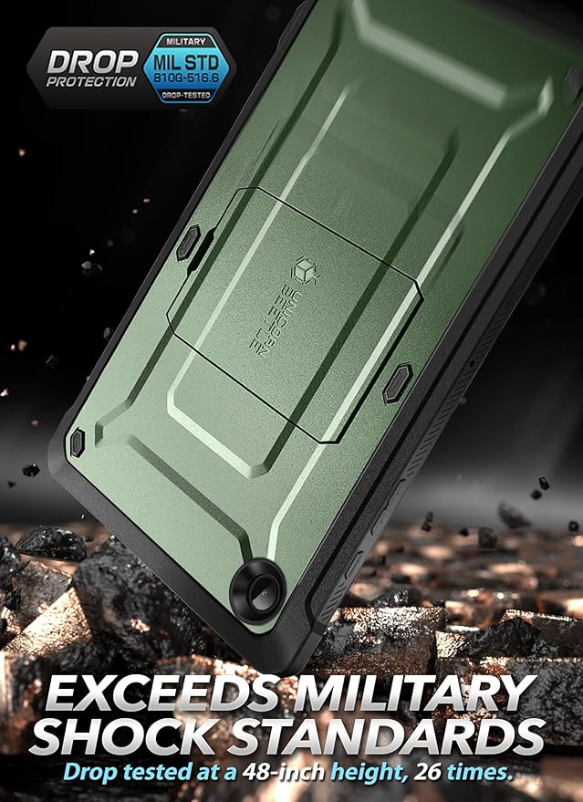 SUPCASE for Galaxy Tab A8 Case with Stand (Unicorn Beetle Pro), [Built-in Screen Protector] Full-Body Rugged Shockproof Heavy Duty Protective Tablet Case for Samsung Galaxy Tab A8 10.5 Inch, Guldan