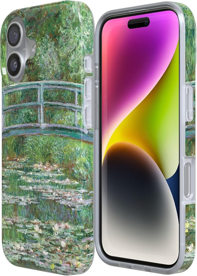 Casely iPhone 17 Case | Monet's Bridge | The Met Museum | Compatible with MagSafe | Classic Ultra Slim Design