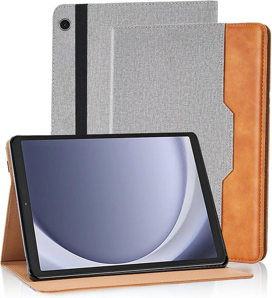 Case for Samsung Galaxy Tab A9 Plus/A9+ 11 Inch 2023 Cover (Model SM-X210/SM-X216/SM-X218) Multi-Angle Viewing Stand with Hand Strap, Grey