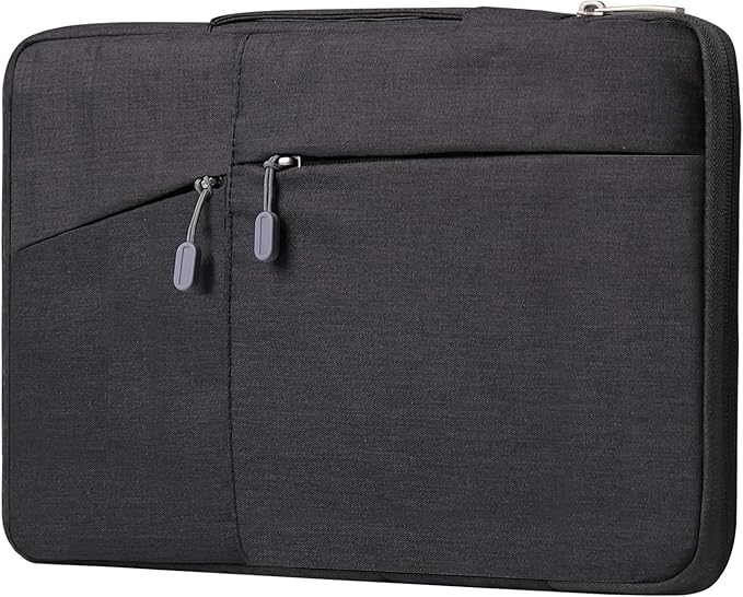 Megoo 13inch Laptop Sleeve Case with Handle for Microsoft Surface Laptop 13" 2025/7 13.8"/ 6 5 4 3 13.5"/Book 3 2 13.5", Carry Case for 13~14" Tablet Chromebook Computer(Black)