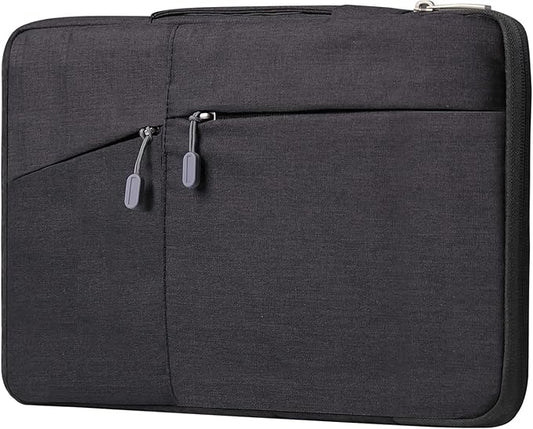 Megoo 13inch Laptop Sleeve Case with Handle for Microsoft Surface Laptop 13" 2025/7 13.8"/ 6 5 4 3 13.5"/Book 3 2 13.5", Carry Case for 13~14" Tablet Chromebook Computer(Black)