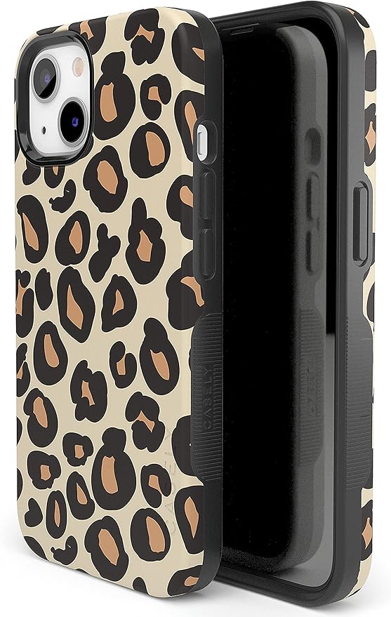 Casely iPhone 14 Case | Into The Wild | Leopard Print | Compatible with MagSafe | Bold Protective Design
