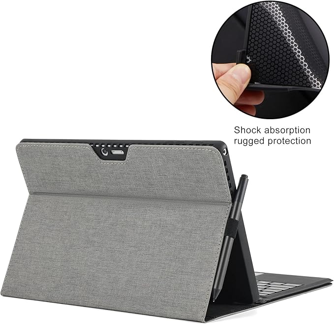 Omnpak Microsoft Surface Pro 7 Case,Protective Case for 12.3 Inch Surface Pro 7 Plus, Surface Pro 7, Surface Pro 6, Pro 5, Pro 4 Compatible with Type Cover Keyboard(Keyboard not Included)