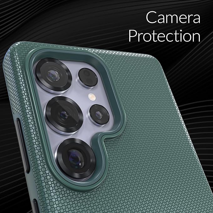 Crave Dual Guard Compatible with Samsung Galaxy S25 Ultra Case, Shockproof Protection Dual Layer Case for Samsung Galaxy S25 Ultra - Forest Green