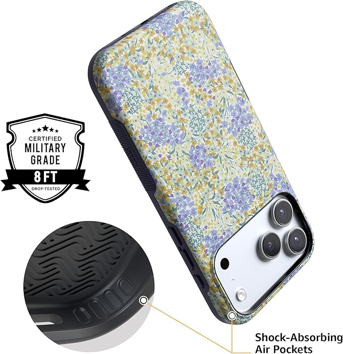Casely iPhone 17 Pro Case | Dream Garden | Cottagecore | Compatible with MagSafe | Bold Protective Design