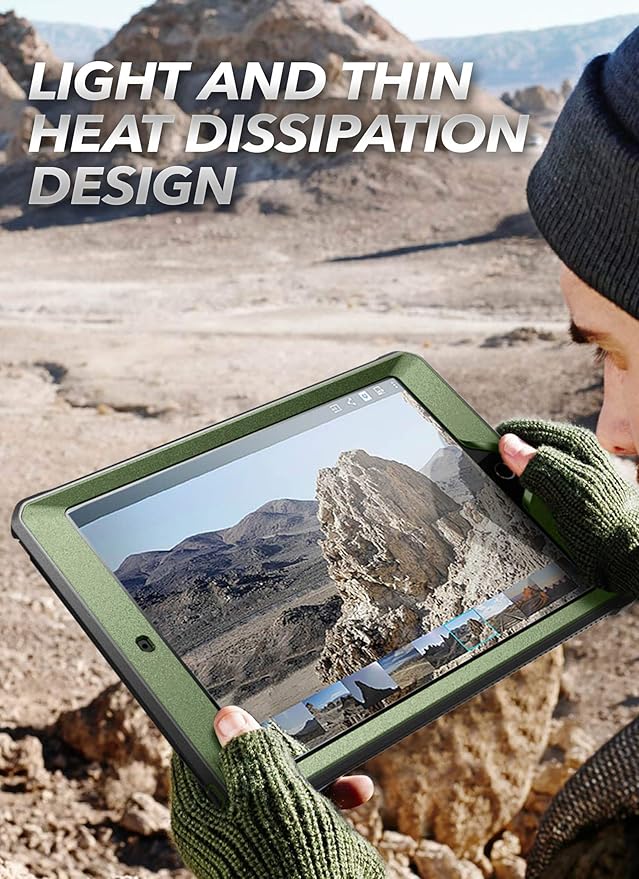 SUPCASE for iPad 9th Generation Case with Screen Protector (Unicorn Beetle Pro), [Built-in Stand] Heavy Duty Rugged Protective Case for iPad 10.2 9th / 8th / 7th Generation (2021/2020/2019), Guldan