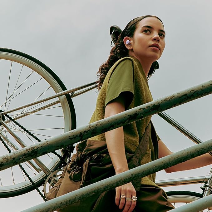 Bose QuietComfort Bluetooth Earbuds, True Wireless Earbuds with Active Noise Cancellation and Mic, Deep Bass, IPX4 Rating, Up to 8.5 Hours of Playtime, Chilled Lilac