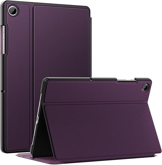 MoKo Case for Samsung Galaxy Tab A9 Plus 11-Inch 2023, Multi-Angle Viewing Slim Hard Back Shell Protective Cover Case with Auto Wake/Sleep for Galaxy Tab A9+ （SM-X210/SM-X216/SM-X218, Dark Purple