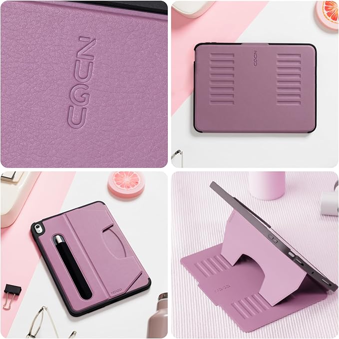 ZUGU CASE for iPad 10.9 Inch Case iPad 11th/10th Generation (A16 2025/2022), Magnetic Stand & Sleep/Wake Cover for 11th/10th Gen iPad, Model #s A3354, A3355, A3356, A2696, A2757, A2777, Berry Purple