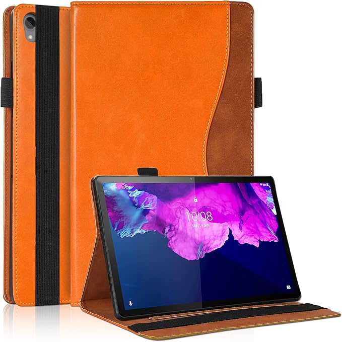 TIPOYOPOO Case for Lenovo Tab P11(TB-J606F/J606X)/Tab P11 Plus (TB-J616F/J616X) 11 inch Business Slim PU Leather Protective Case Shell with Card Holder Folio Stand Cover for Lenovo Tab P11 /P11+ 11"