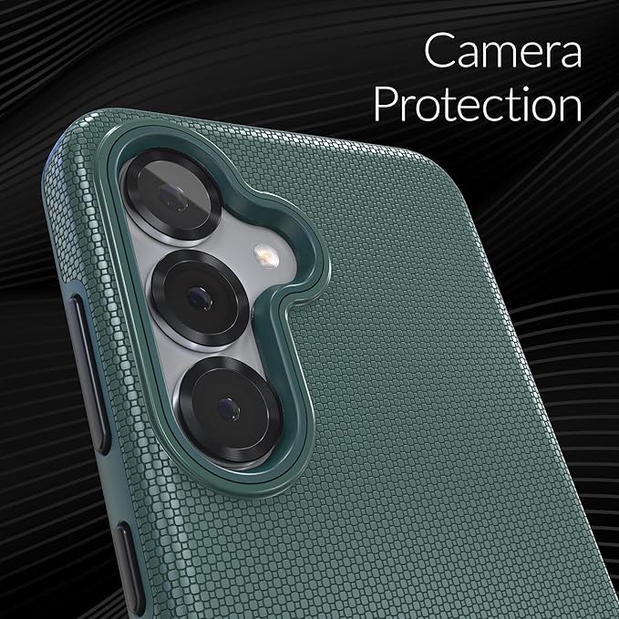 Crave Dual Guard Compatible with Samsung Galaxy S25 Case, Shockproof Protection Dual Layer Case for Samsung Galaxy S25 - Forest Green