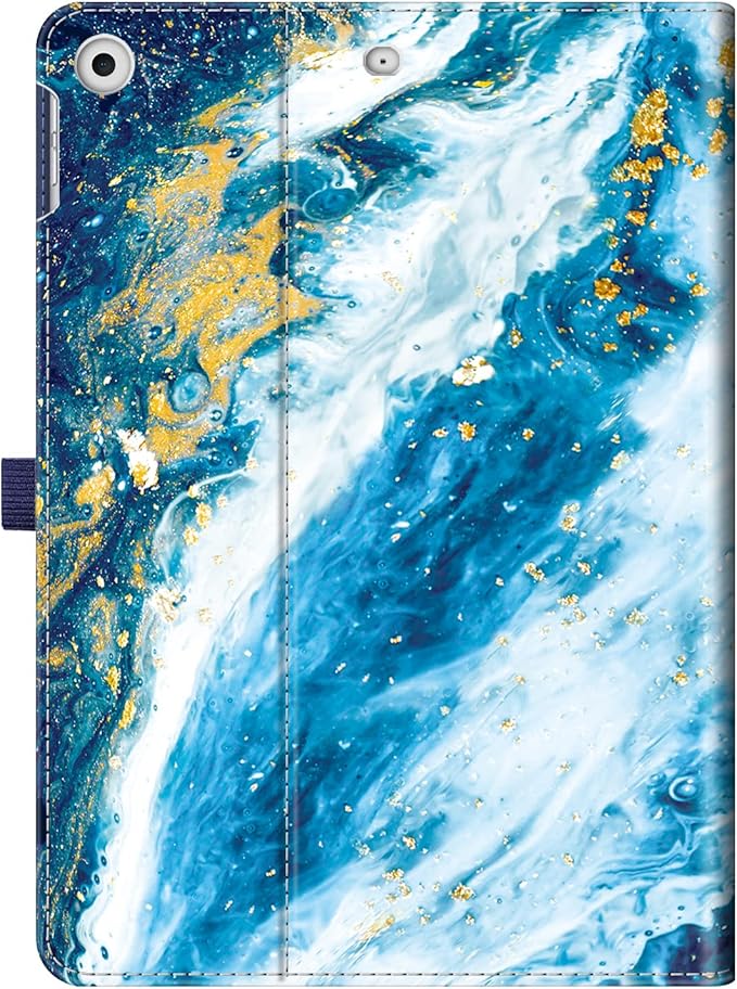 Fintie Case for iPad 9th / 8th / 7th Generation (2021/2020/2019) 10.2 Inch - [Corner Protection] Multi-Angle Viewing Stand Cover with Pocket & Pencil Holder, Auto Sleep Wake, Sandy Wave