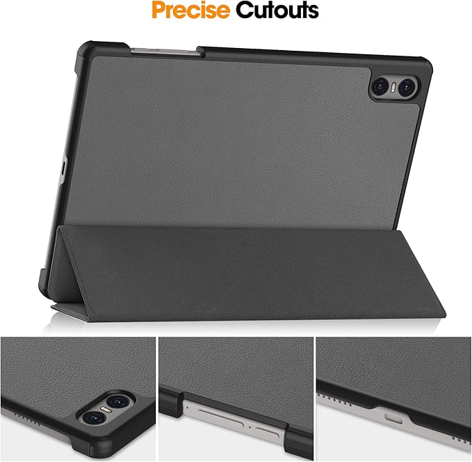 Case for TECLAST T50 Pro 11 inch Tablet, Folding Folio Ultra-Thin PU Leather Stand Case Cover for Teclast T50 Pro Gray