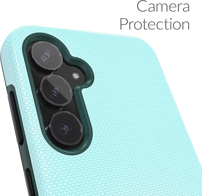 Crave Dual Guard Compatible with Samsung Galaxy S23 FE Case - Shockproof Protection with Dual Layer Design, Aqua