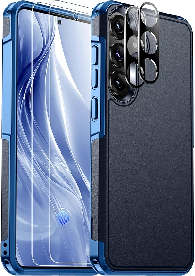 Red2Fire for Samsung Galaxy S25 Plus Case, [Military Grade Shockproof] Heavy Duty Full Body Protection Phone Case for S25 Plus Case,Seablue