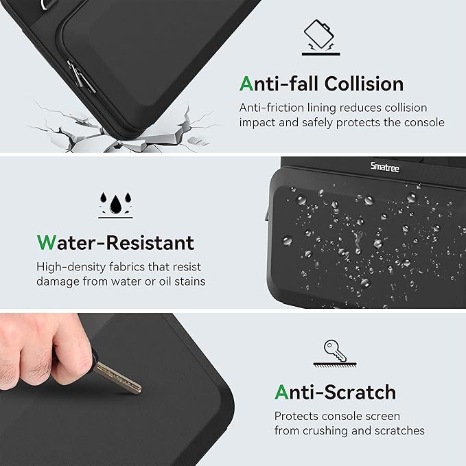 Smatree CityShield Laptop Shoulder Case for 15 inch Microsoft Surface Laptop 6/5/4/3, Case with External Accessory Pocket and Handle (MC05)