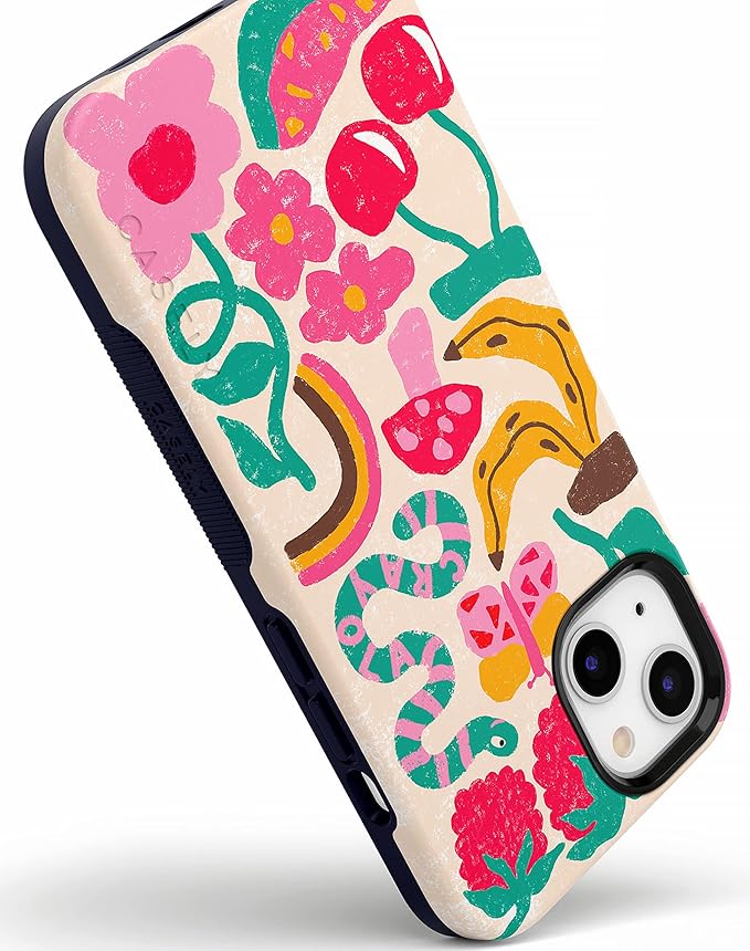 Casely iPhone 14 Case | Doodle Bug | Crayola Crayon | Compatible with MagSafe | Bold Protective Design