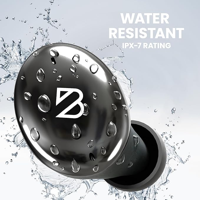 Tempo 30 Wireless Earbuds for Small Ears - Award-Winning Sound, Sweatproof Bluetooth Earbuds, Comfortable Ear Buds for Women, Black Earphones Small Ear Canals, Long Battery Headphones