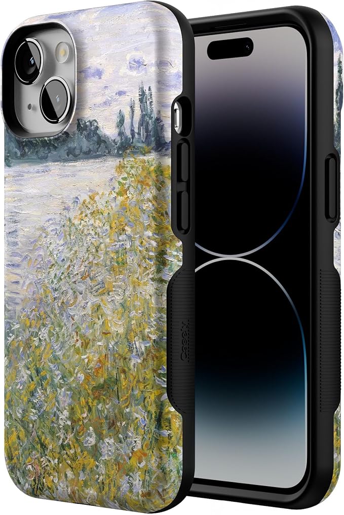 Casely iPhone 14 Case | Monets Summer Landscape | The Met Series | Compatible with MagSafe | Bold Protective Design