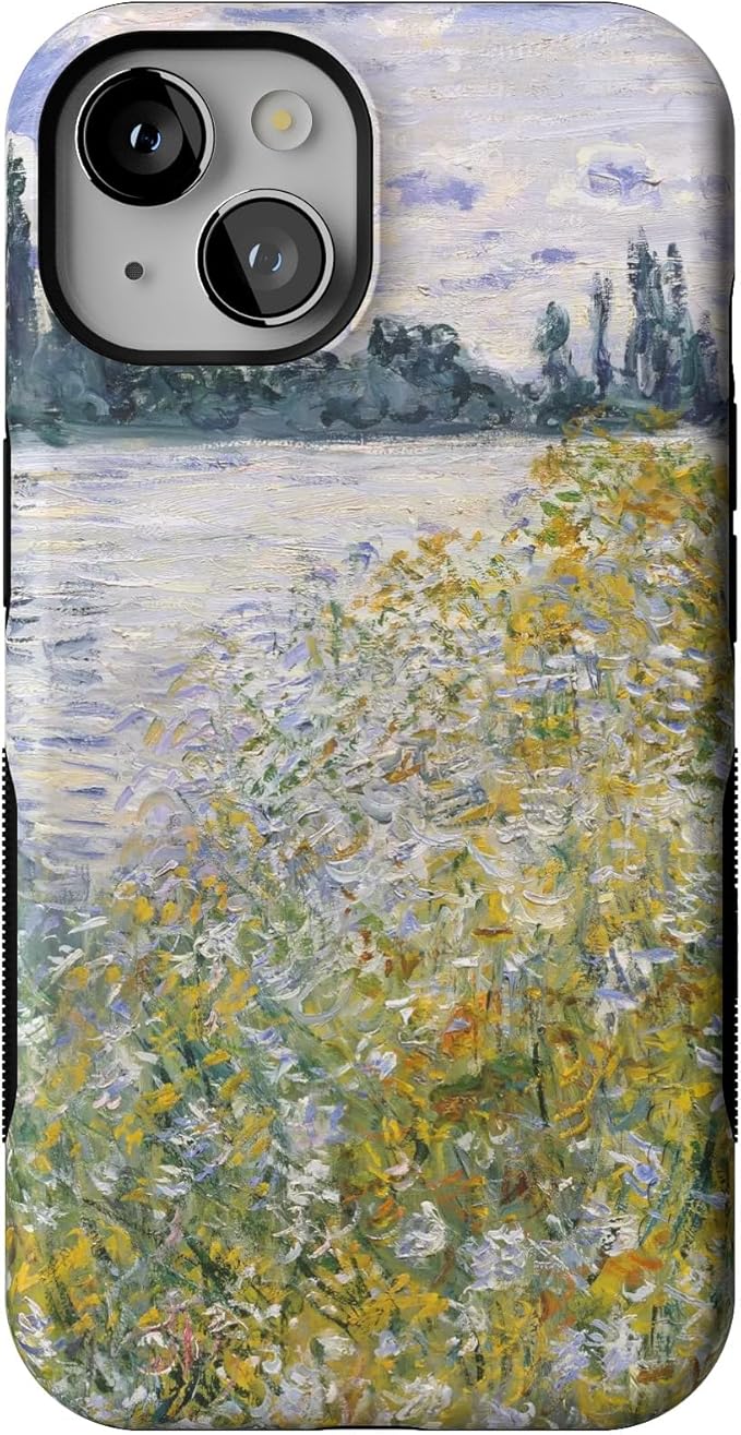 Casely iPhone 14 Case | Monets Summer Landscape | The Met Series | Compatible with MagSafe | Bold Protective Design