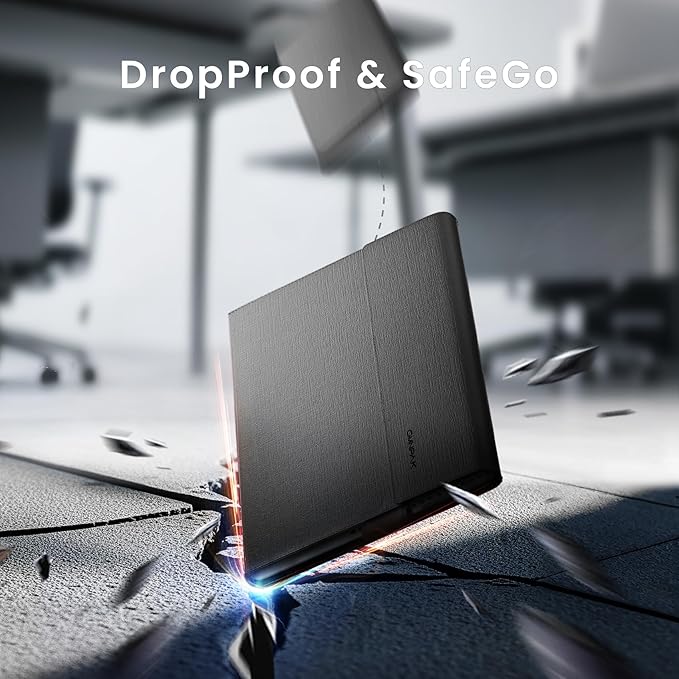 Omnpak Microsoft Surface Pro 11/10/9 Case, Lightweight Protective, Multiple Angle, Stylus Holder, Designed for Surface 11th Edition AI 2024/Pro 9 5G 13" 2022, Compatible with Type Cover Keyboard