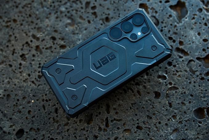 URBAN ARMOR GEAR UAG Designed for Samsung Galaxy S25 Case 6.2" Pathfinder - Compatible with Magnetic Charging Armor Shell Impact-Resistant Rugged Military Drop Tested Protective Cover, Black