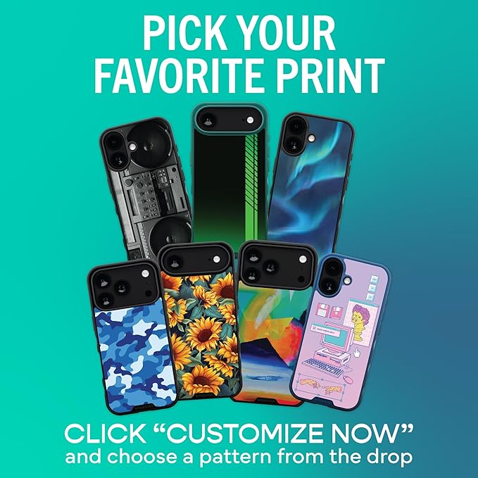 Smartish® iPhone 17 MagSafe Case - Gripmunk Magnetic Slim Case [Lightweight + Protective] Thin Grip Cover with Microfiber Lining for Apple iPhone 17 - Custom Print