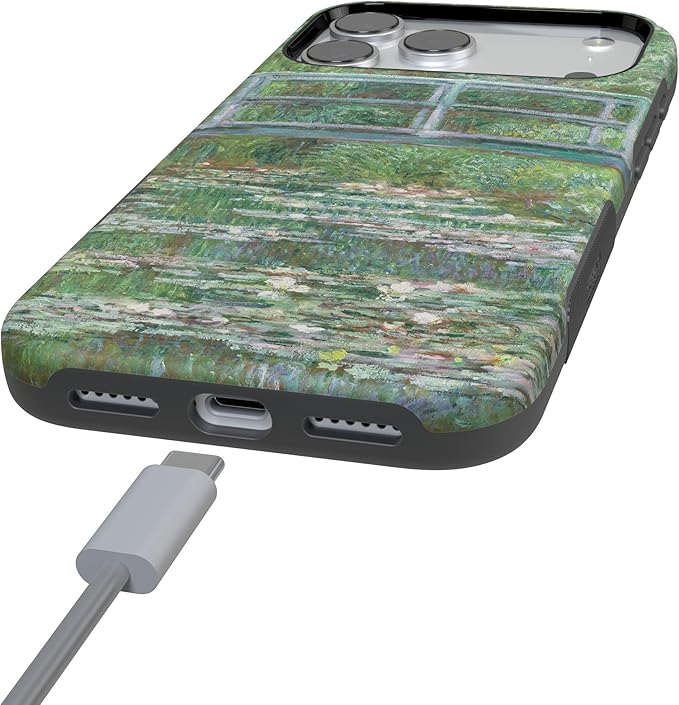 Casely iPhone 17 Pro Case | Monet's Bridge | The Met Museum | Compatible with MagSafe | Bold Protective Design