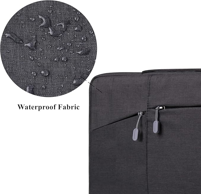 Megoo 13inch Laptop Sleeve Case with Handle for Microsoft Surface Laptop 13" 2025/7 13.8"/ 6 5 4 3 13.5"/Book 3 2 13.5", Carry Case for 13~14" Tablet Chromebook Computer(Black)