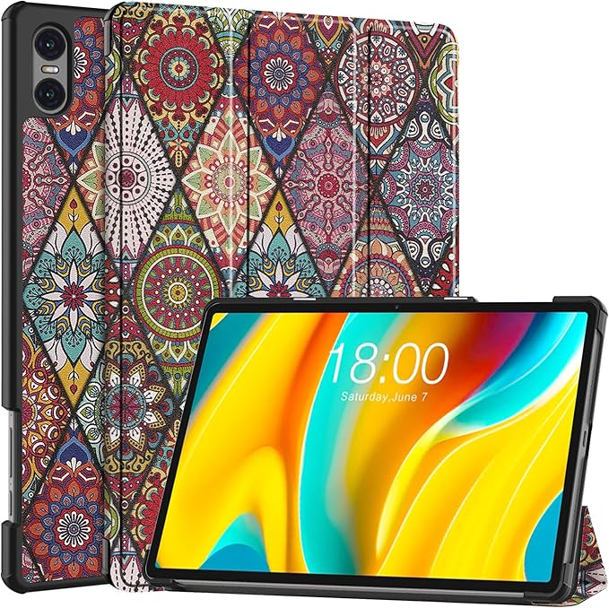 Case for TECLAST T50 Pro 11 inch Tablet, Folding Folio Ultra-Thin PU Leather Stand Case Cover for Teclast T50 Pro Mandala