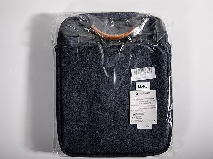 MoKo 9-11 Inch Tablet Sleeve Bag Handle Carrying Case with Shoulder Strap Fits 11inch iPad Air M3, iPad A16 2025, Pro 11 inch, iPad 10/9/8/7th Gen, Tab S8/S9 11", Indigo
