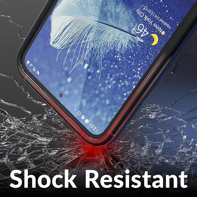 Crave Dual Guard Compatible with Samsung Galaxy S23 FE Case - Shockproof Protection with Dual Layer Design, Navy