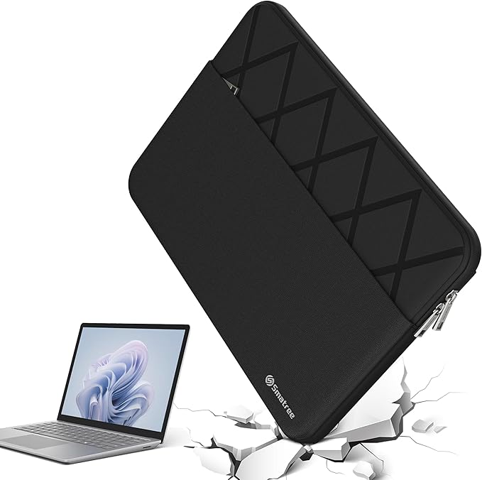 Smatree 13.8 inch Laptop Sleeve for Microsoft Surface Laptop2024/Surface Laptop for Business Copilot+PC, Case with Accessory Pocket, YKK Zipper (E437)