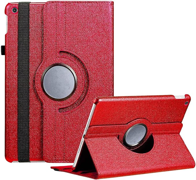 Case for Samsung Galaxy Tab A 10.1 2019, 360 Degree Rotating Stand Smart Case for Samsung Tab A 10.1 Inch Tablet [SM-T510/T515] 2019 Release (red)