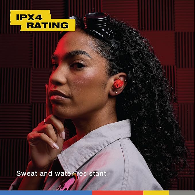 Skullcandy Method 360 ANC Wireless Earbuds, Sound by Bose, Bluetooth Headphones, Premium Noise Cancelling, Up to 40 Hrs Battery, Sweat and Water Resistant, Microphone for iPhone Android - Plasma