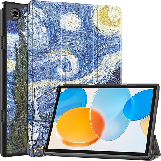 Case for TECLAST M40 Pro 10.1 inch Tablet, Folding Folio Ultra-Thin PU Leather Stand Case Cover for TECLAST M40 Pro / P20HD / P20S Starry Night