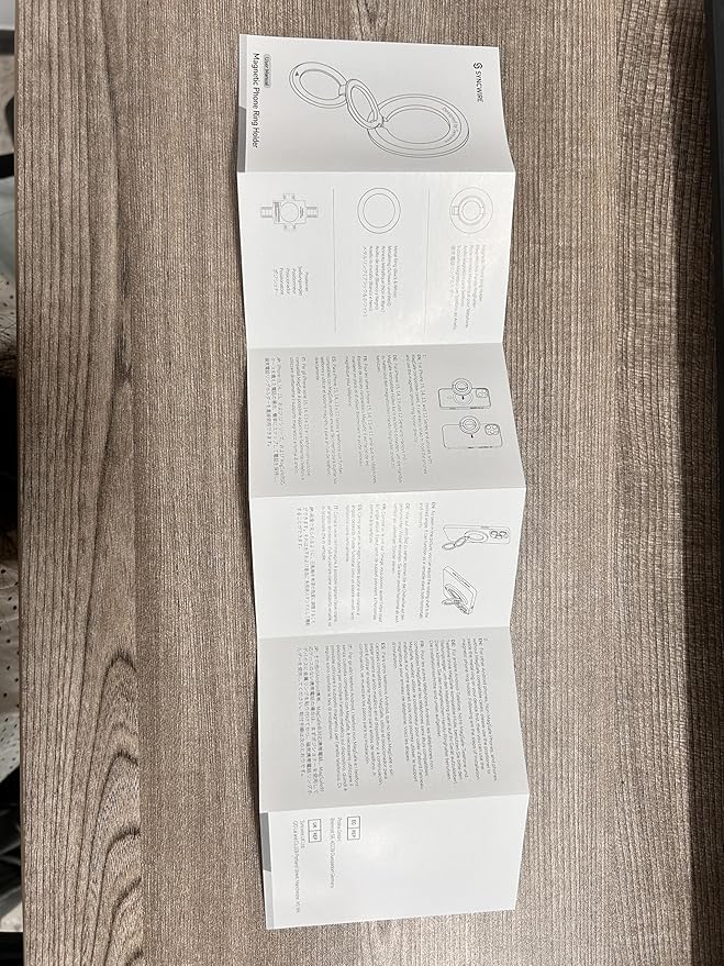 SYNCWIRE Magnetic Phone Ring Holder for MagSafe, 360° Rotation Dual Sided Magnet Grip Cell Phone Ring Stand Finger Kickstand Compatible with iPhone 16 15 14 13 12 Pro Max fits MagSafe - Pink