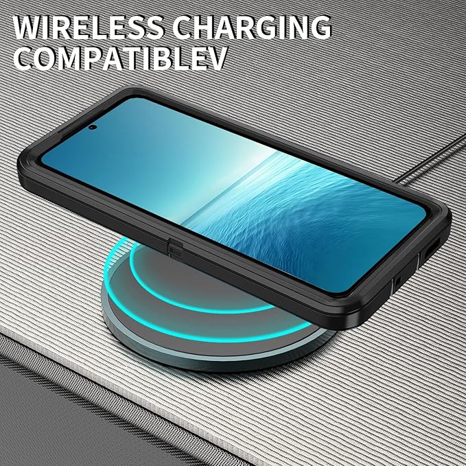 for Galaxy S25 FE 5g Case,Shockproof Dropproof Dustproof 3-Layer Full Body Protection Rugged Heavy Duty High Impact Hard Cover Case for Galaxy S25 FE,Black